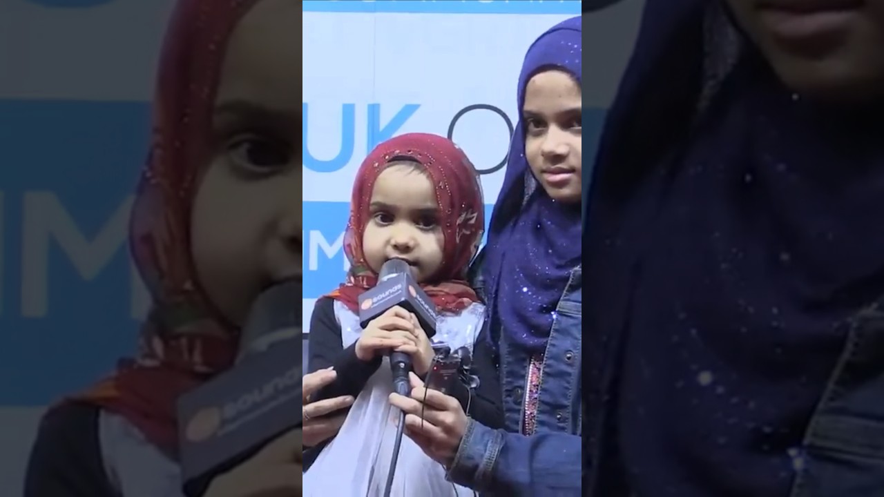 UK Qur'an Tour 2019: 🥰😘 Cutie Fatima Masud recites Surah An-Naba