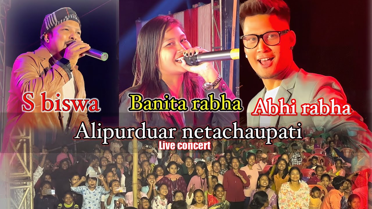S biswa Abhi And Banita live show orchestra   Alipurduar netachaupati @AbhiRabha5M