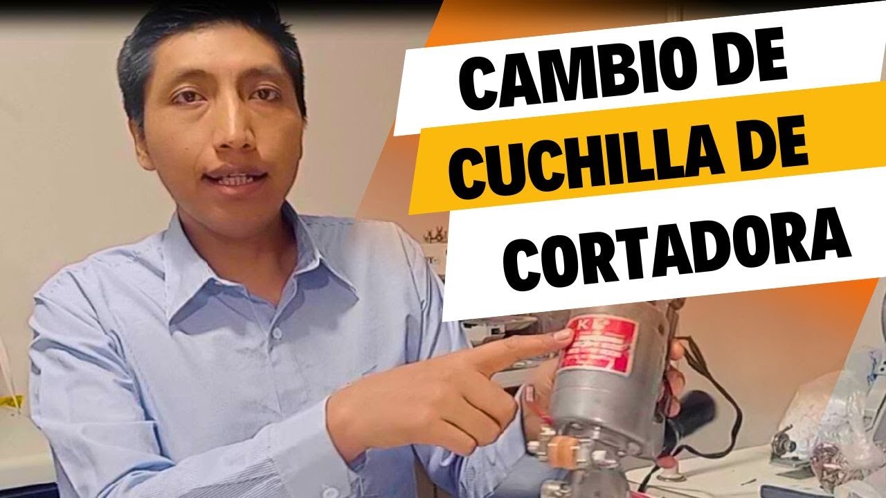 Cómo cambiar de  cuchilla a tu cortadora circular de tela