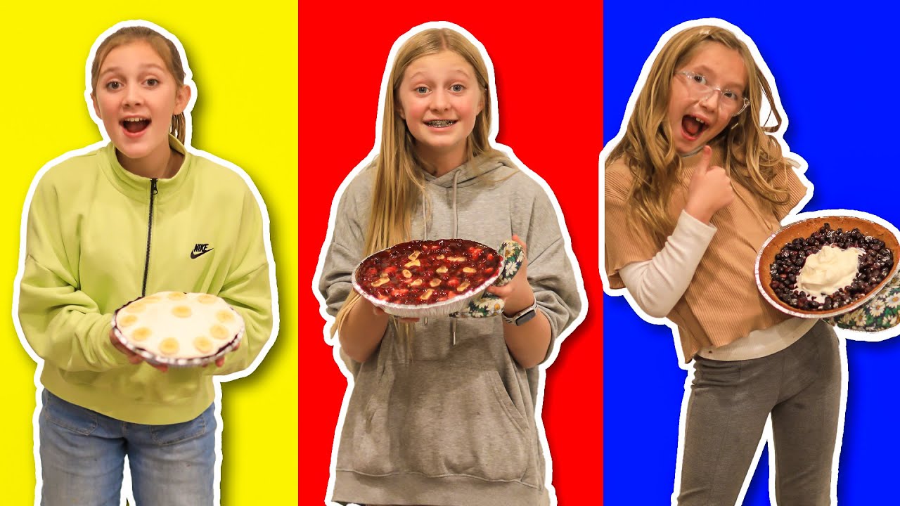 Who Can Make the BEST PIE in THEIR COLOR?!!??