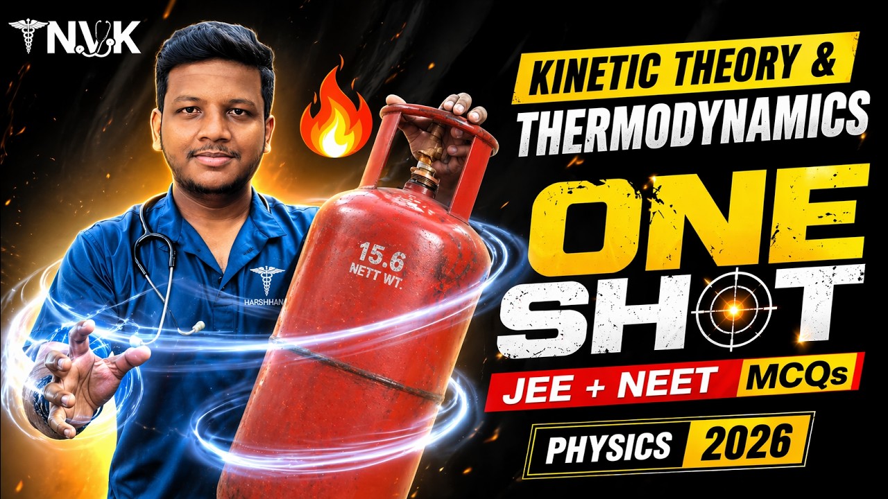 KTG & Thermodynamics 1 SHOT Top MCQs | TNVK NEET 2026 PHYSICS NST Dr Sudharshan Class 11 Tamil Neet