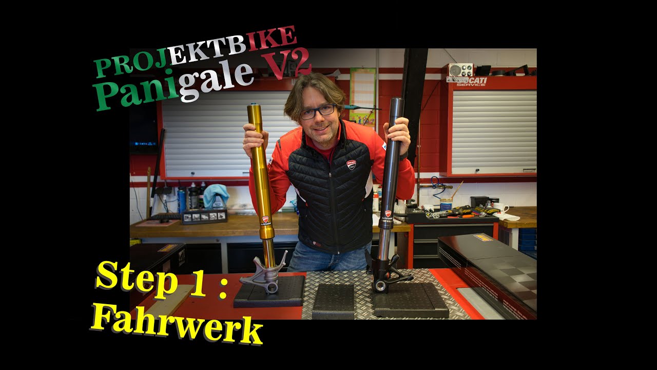Ducati Panigale V2 Umbau Teil 1, Öhlins Fahrwerk, Vergleich zur Showa Gabel und Umlenkung, Tutorial