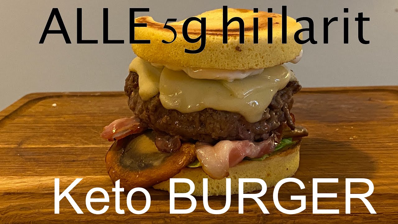 Keto burger ketodietin tueksi