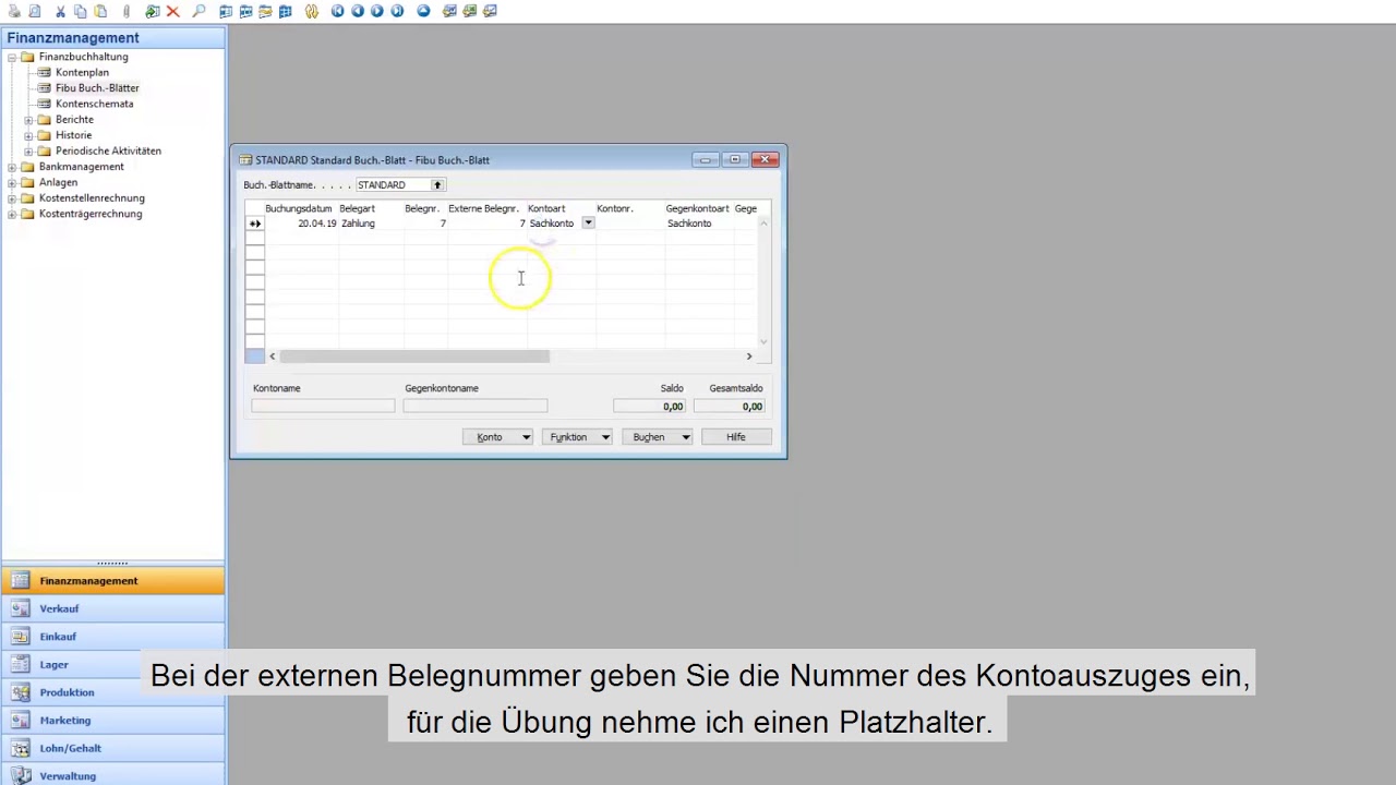 ÜFA: Kreditor bezahlen