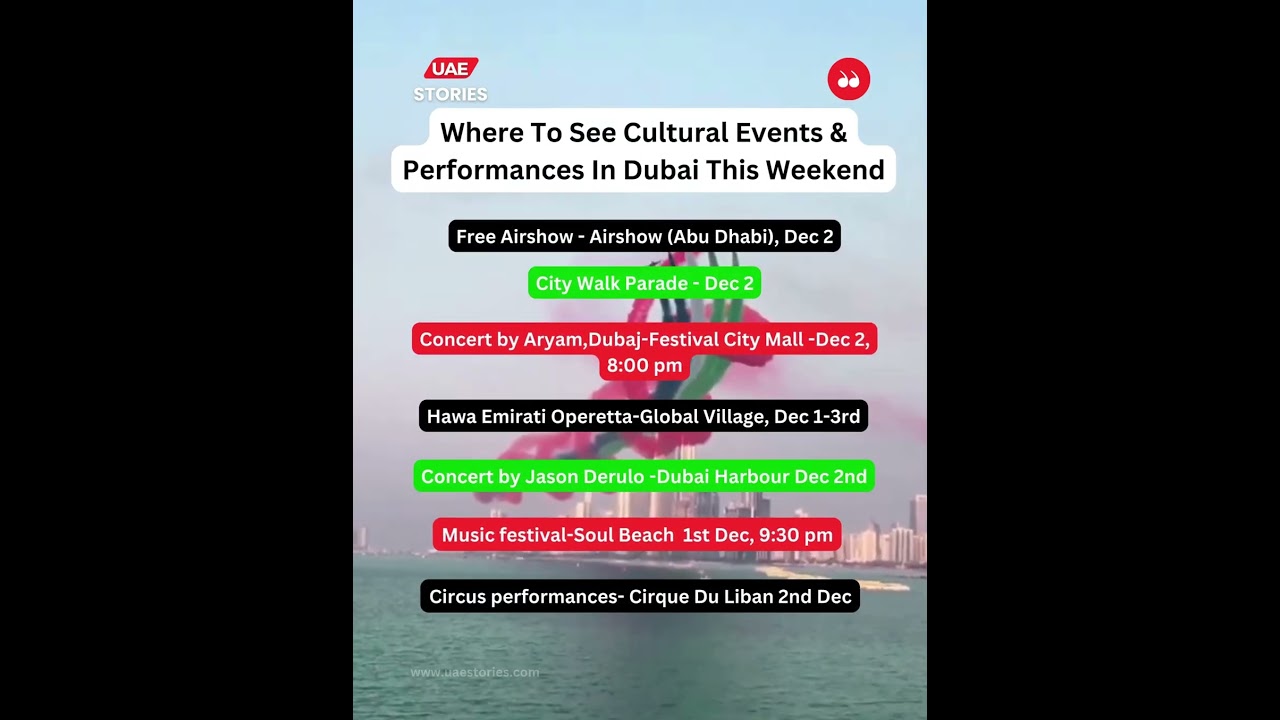 UAESTORIES | UAE NATIONAL DAY AIRSHOW