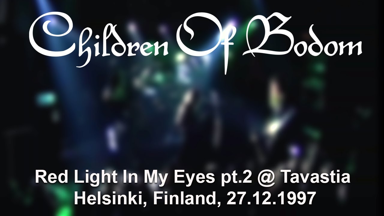 Children Of Bodom - Red Light In My Eyes pt.2 @ Helsinki, Tavastia 1997