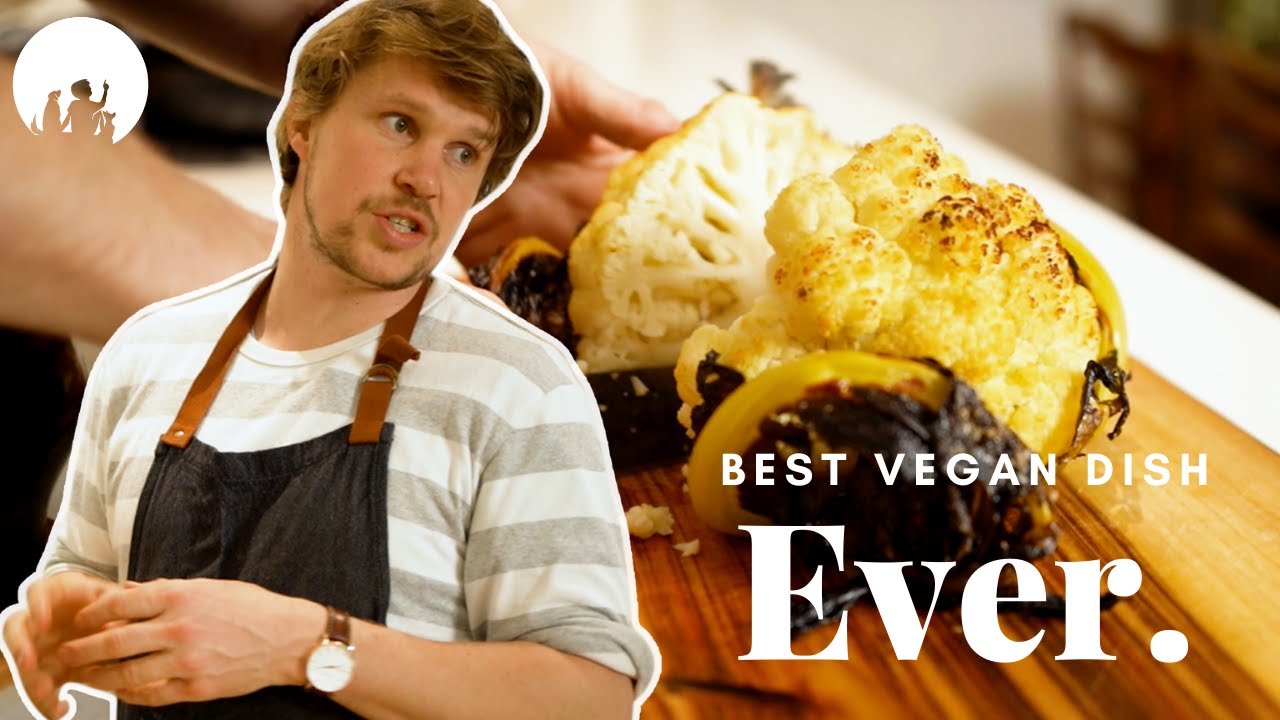 The Best Vegan Dish Ever | Roasted Cauliflower in 3 minutes