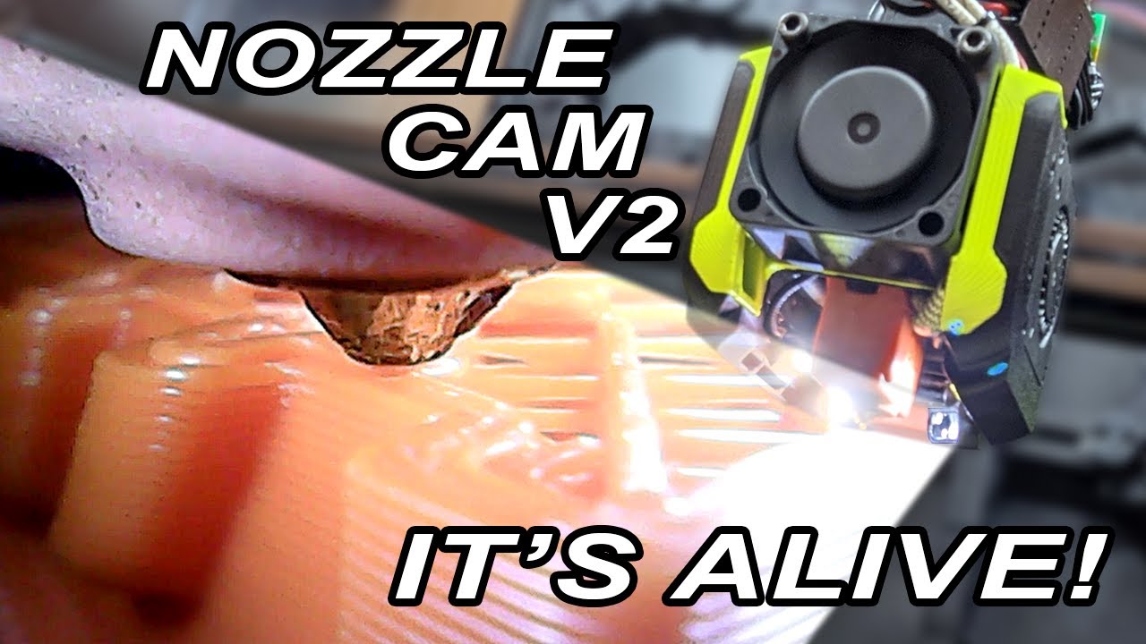 3D Printer Nozzle Cam V2, IT'S ALIVE! Voron 2.85mm Orbiter mods update