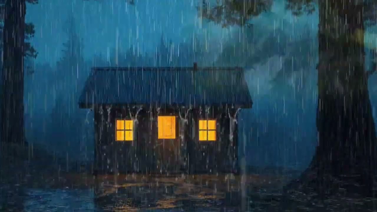 Heavy Rain ASMR Sleep | Deep Relaxation Rain Sounds for Peaceful Night and Stress Relief