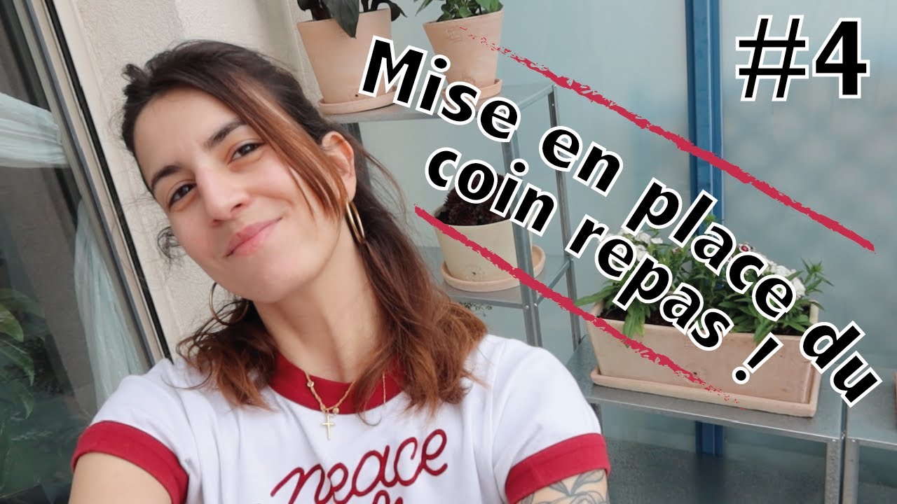 Aménagement coin repas et chill du balcon : plantagères et rangement !