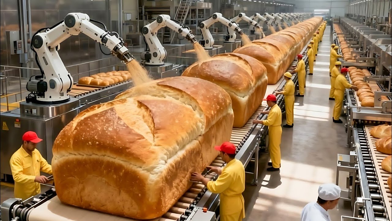 From Wheat Fields to Fresh Bread | Inside the Industrial Bread-Making Process