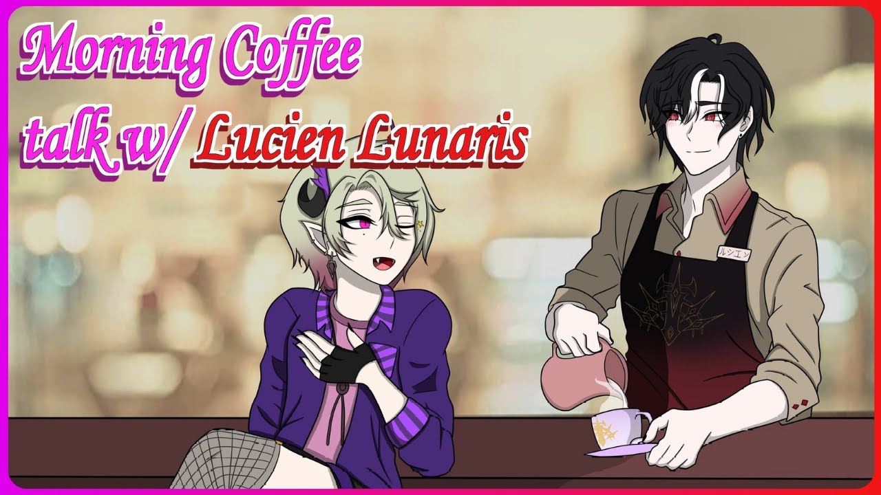 Ambushing @LucienLunaris for Coffee Talk! 💜💖 | Zander Netherbrand