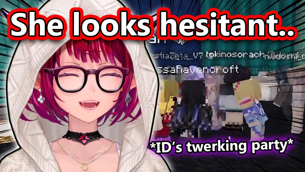 IRyS likes how Sora looks hesitant to join Holo ID's twerking party【HololiveEN】