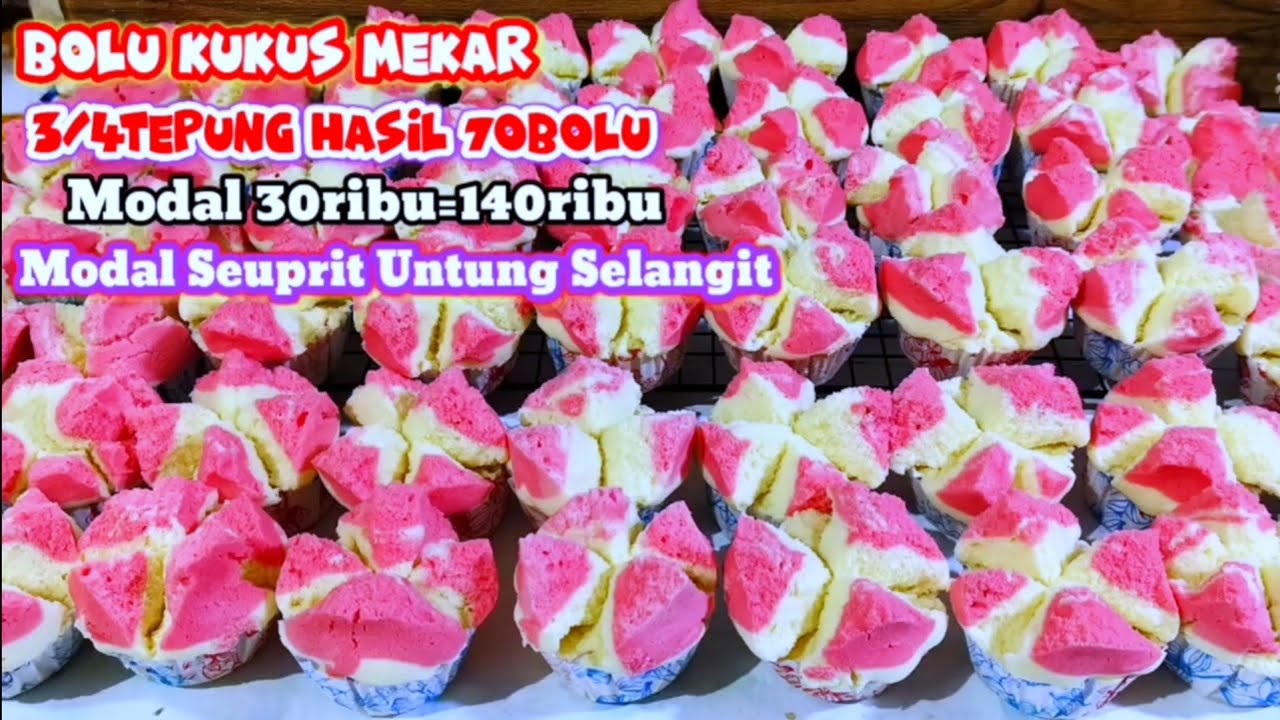 Jual 1000an Jadi Ladang cuan!! BOLU KUKUS MEKAR SEMPURNA ANTI GAGAL SELEMBUT KAPAS