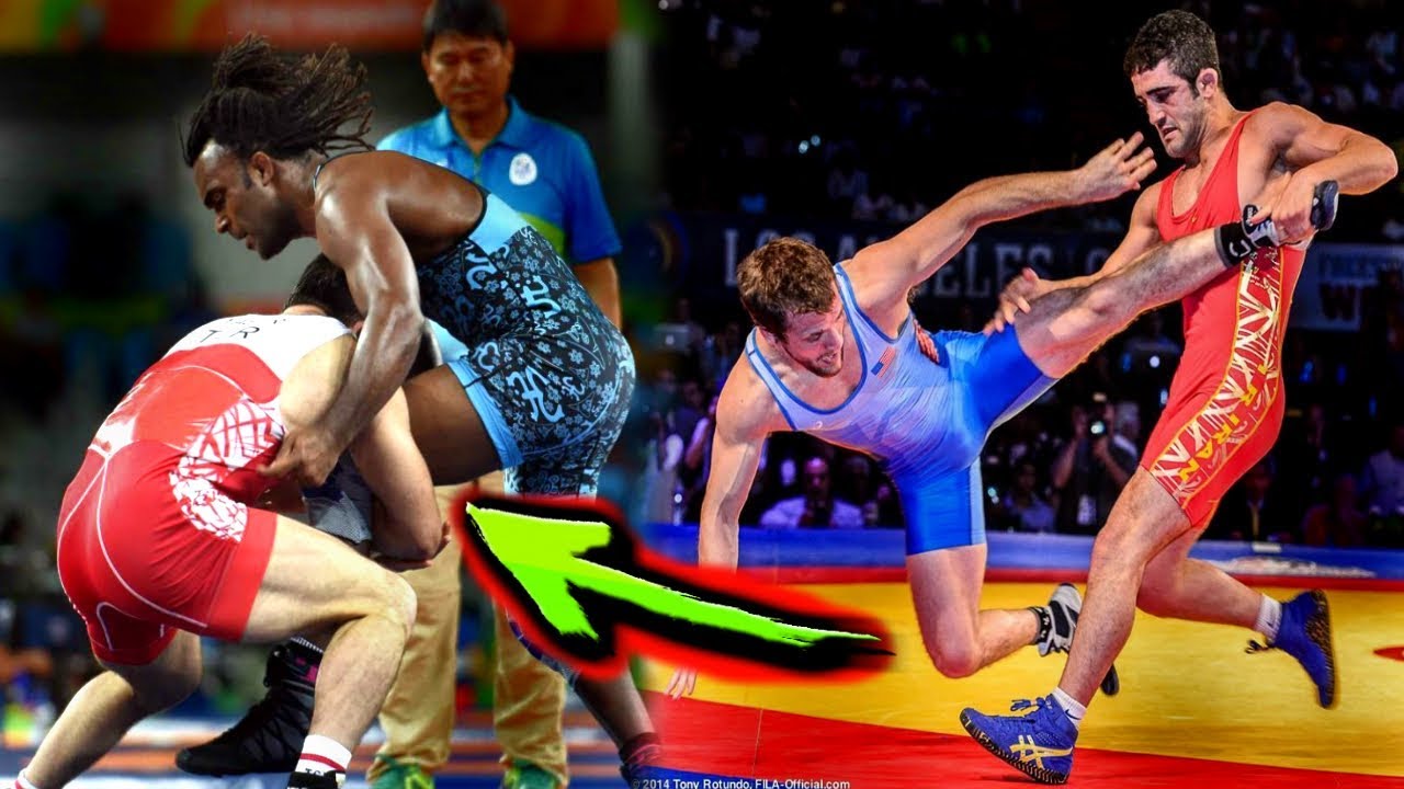 5 FORMAS de llegar a las PIERNAS en LUCHA OLIMPICA - tecnicas de lucha olimpica