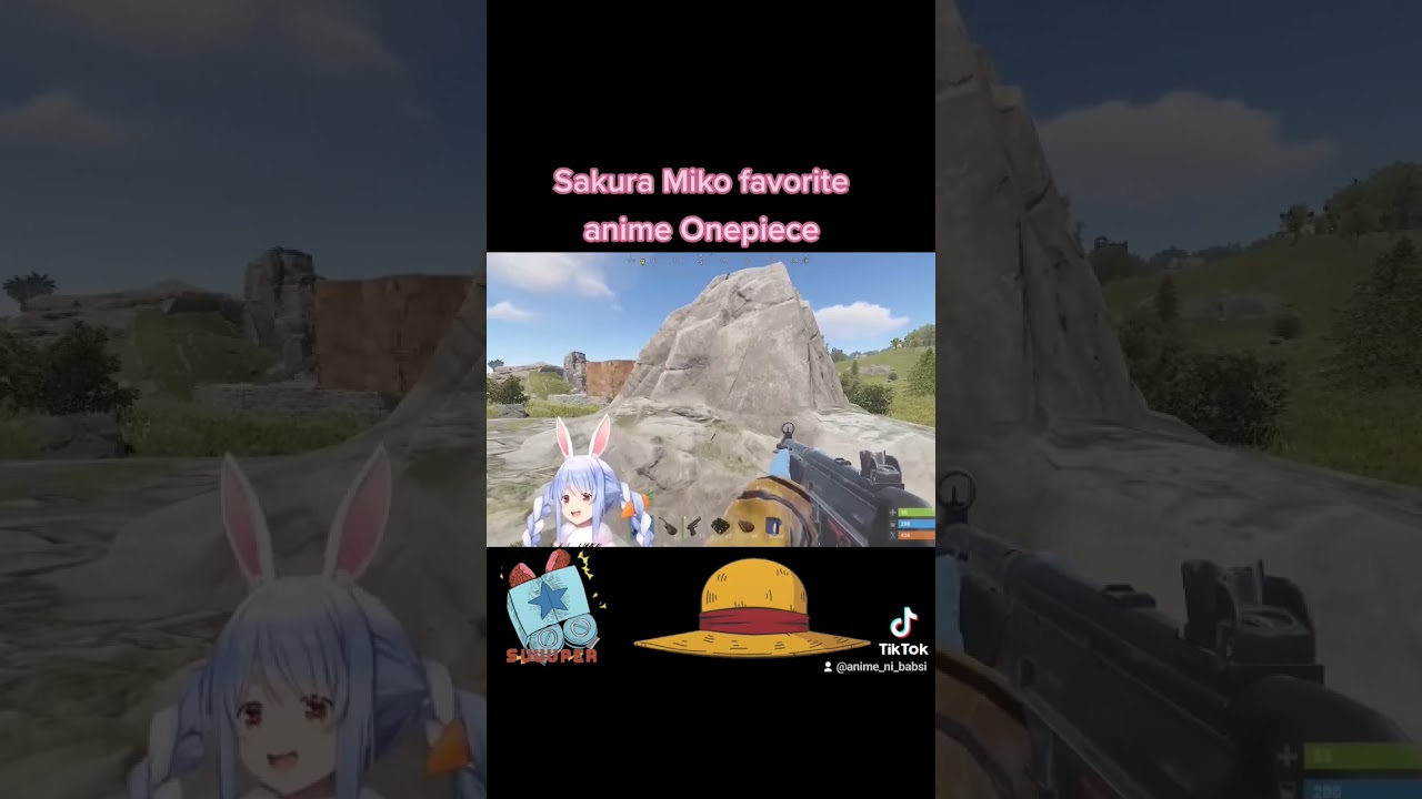 Sakura Miko is a Fan of One piece Anime