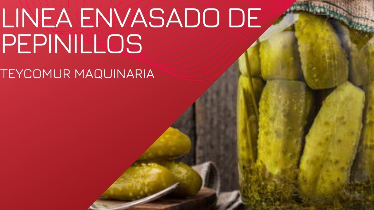 Línea de envasado de pepinillos