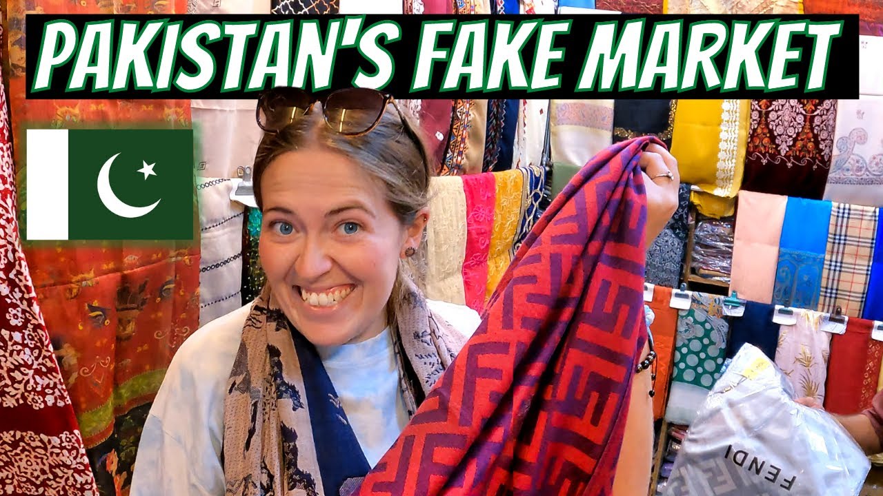 FAKE MARKET SPREE in Karachi, Pakistan 🇵🇰 ($4 Gucci Scarf)