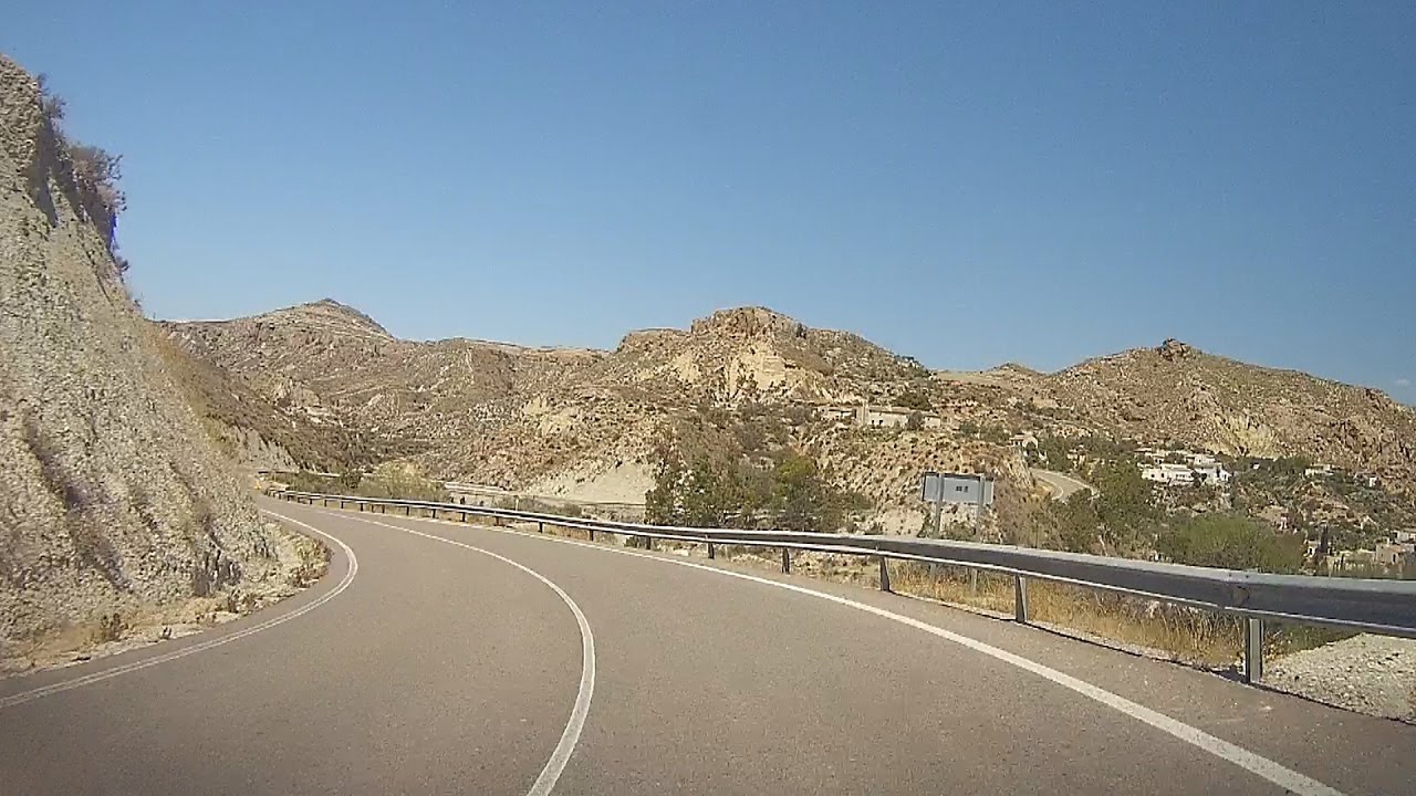Spain: A-1102 to Sorbas (Andalusia)