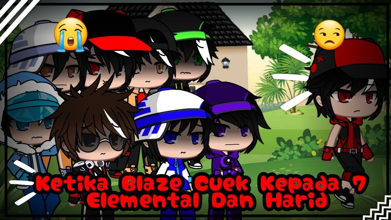 Ketika Blaze Cuek Kepada 7 Elemental Dan Harid //Gacha Boboiboy Story//
