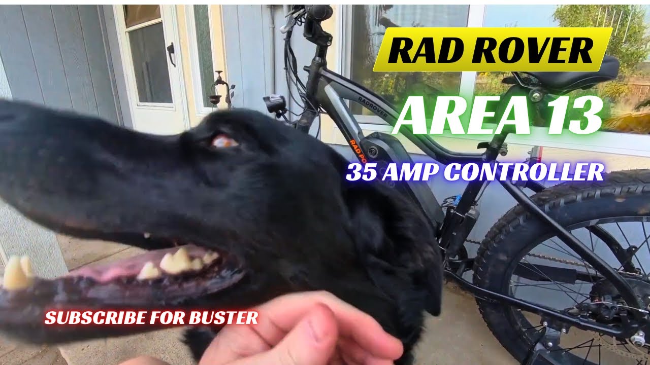Area 13 35A controller upgrade on Rad Rover 5