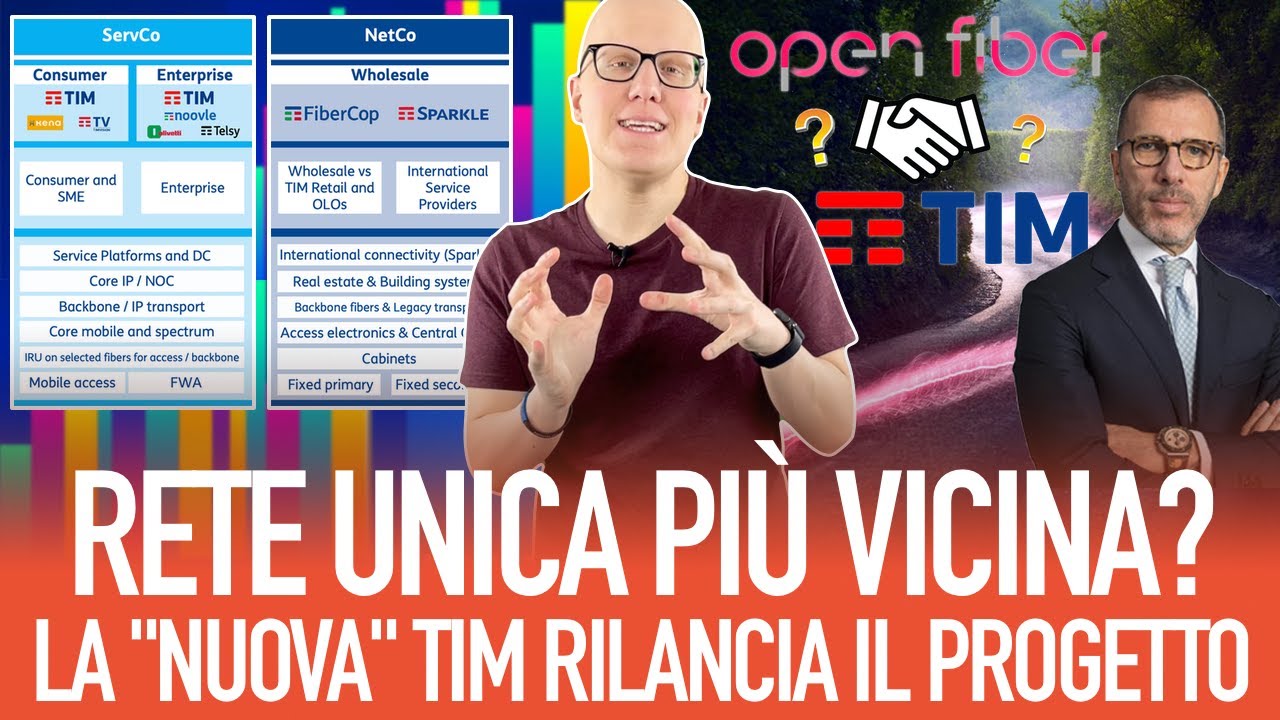 I nuovi piani di TIM rilanciano il progetto rete unica: NetCo la chiave per la fusione con OpenFiber