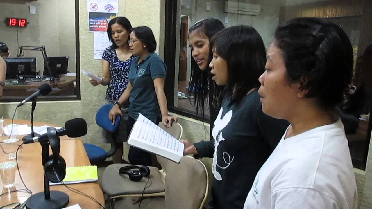 PATH Choir singing live on Radio Heartline