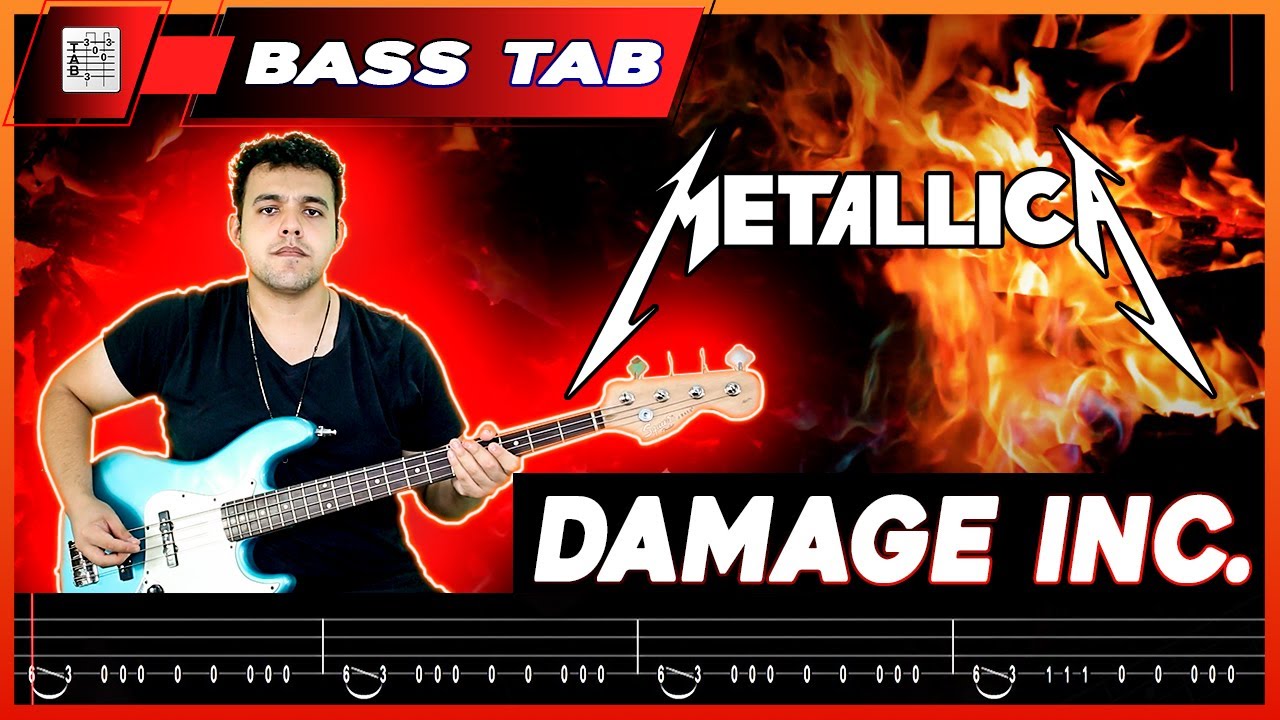 【METALLICA】[ Damage, Inc. ] cover by Dotti Brothers | BASS TABS