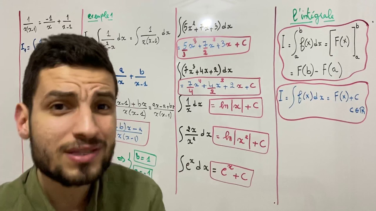 Les intégrales وداعا لمشكلة فهم درس التكامل للجامعيين