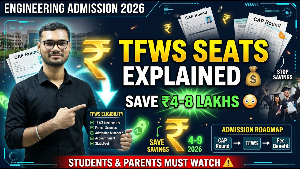 Don't Miss TFWS Seats ⚠️ Save Huge Engineering Fees