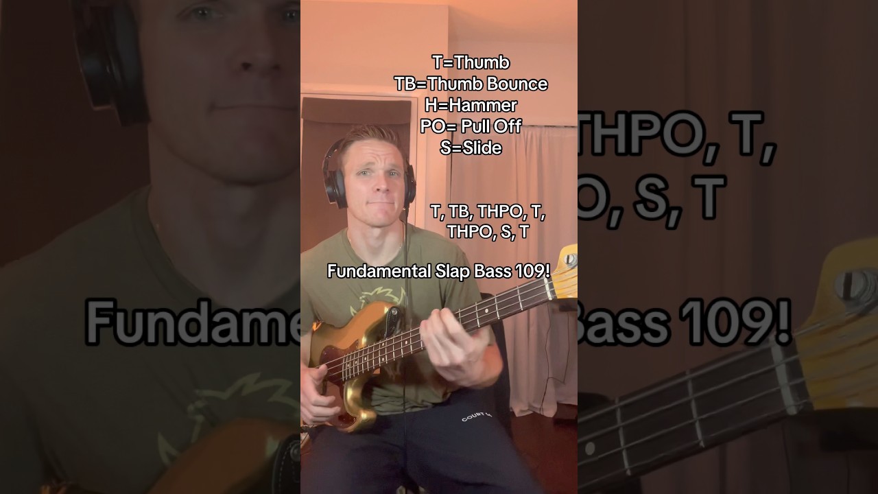 Slap Bass Lesson! 