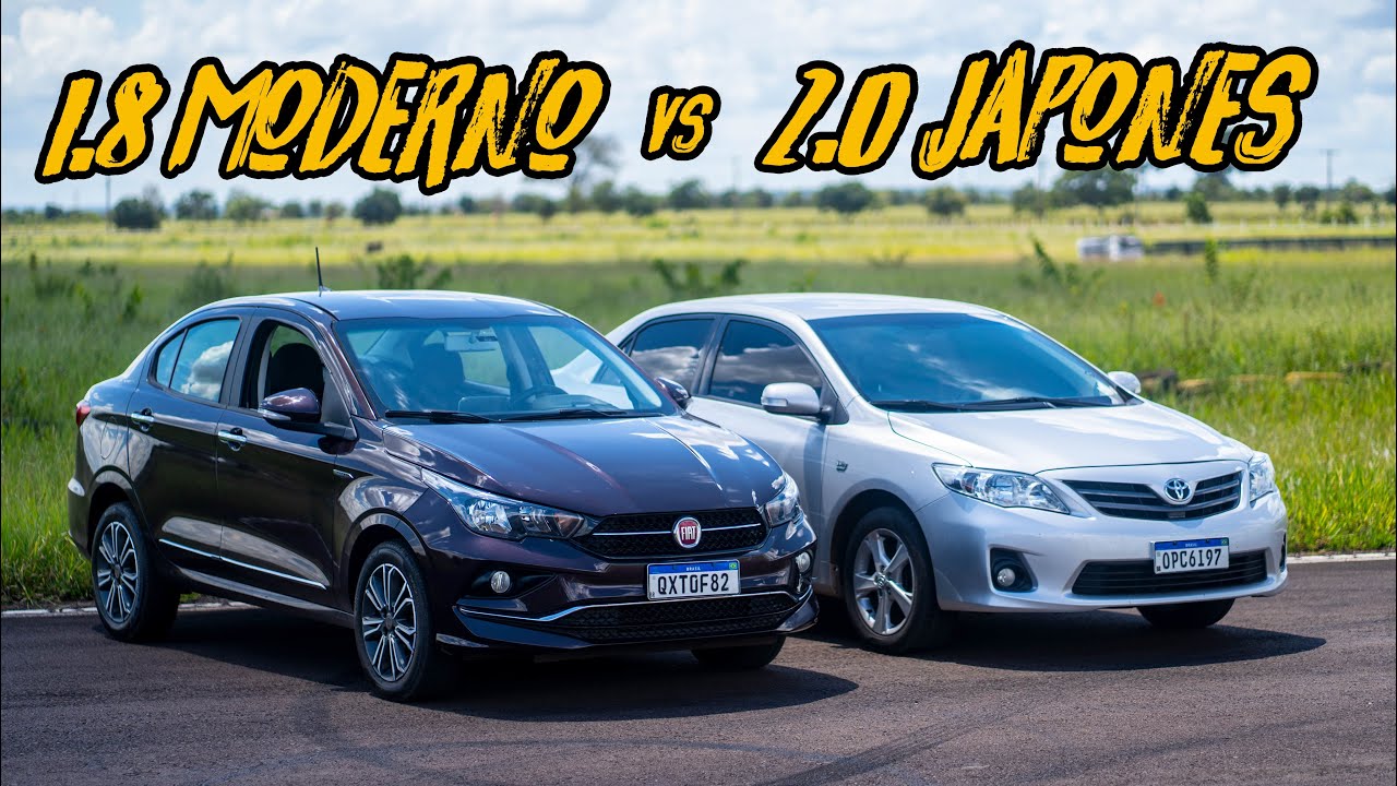 CRONOS 1.8 VS COROLLA 2.0! FIAT ANDA MAIS QUE TOYOTA?