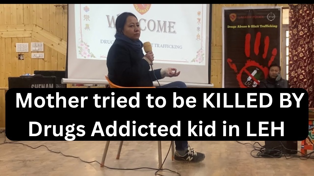 Dr Padma Angmo (Psychiatrist) On Drugs Cases in Ladakh @SHEYNAM Hall, organised by LBA Youth Wing
