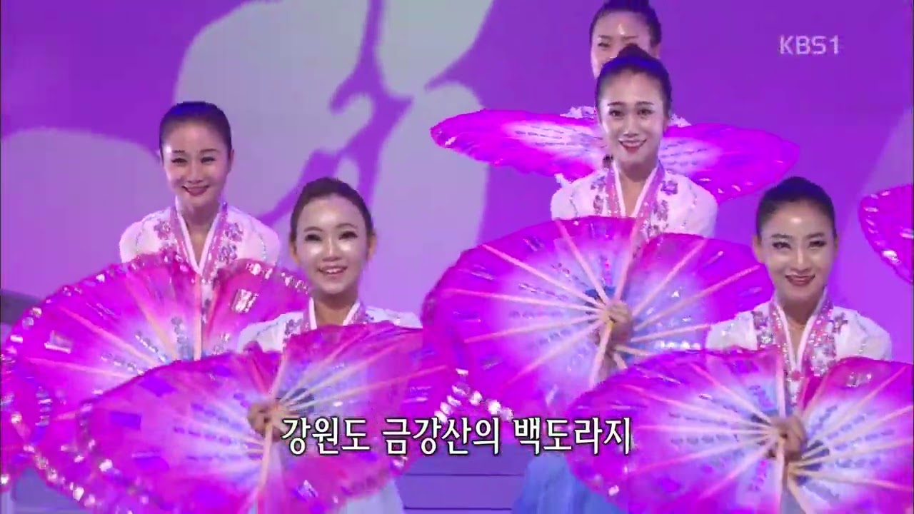 평양민속예술단 가요무대 1377회 여름날의 풍경화 #평양민속예술단 #KBS1가요무대 #부채춤 #민요 #도라지 #옥인TV