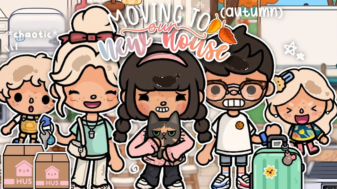 ||🥧Moving to our dream *AUTUMN* HOUSE🍂🐛|| *voiced🎙*|| Toca Boca Roleplay 🌎 