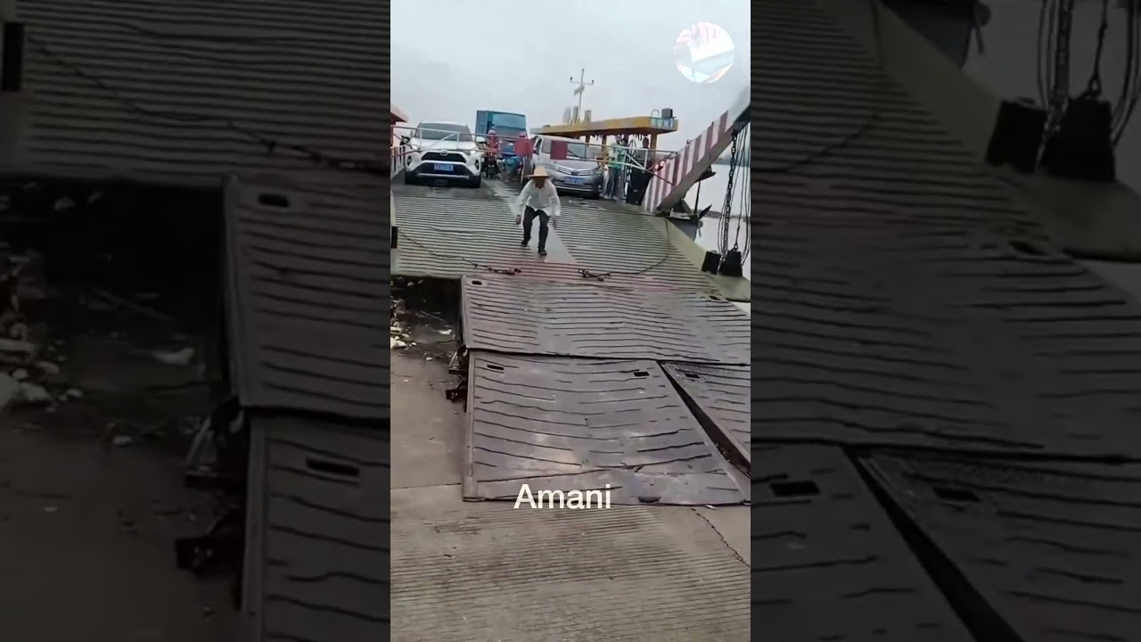 Ferry cruise ship docking process