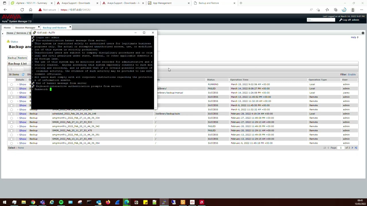 Upgrading Avaya Aura SMGR from 7.0 to 8.1.x (CLI Method)