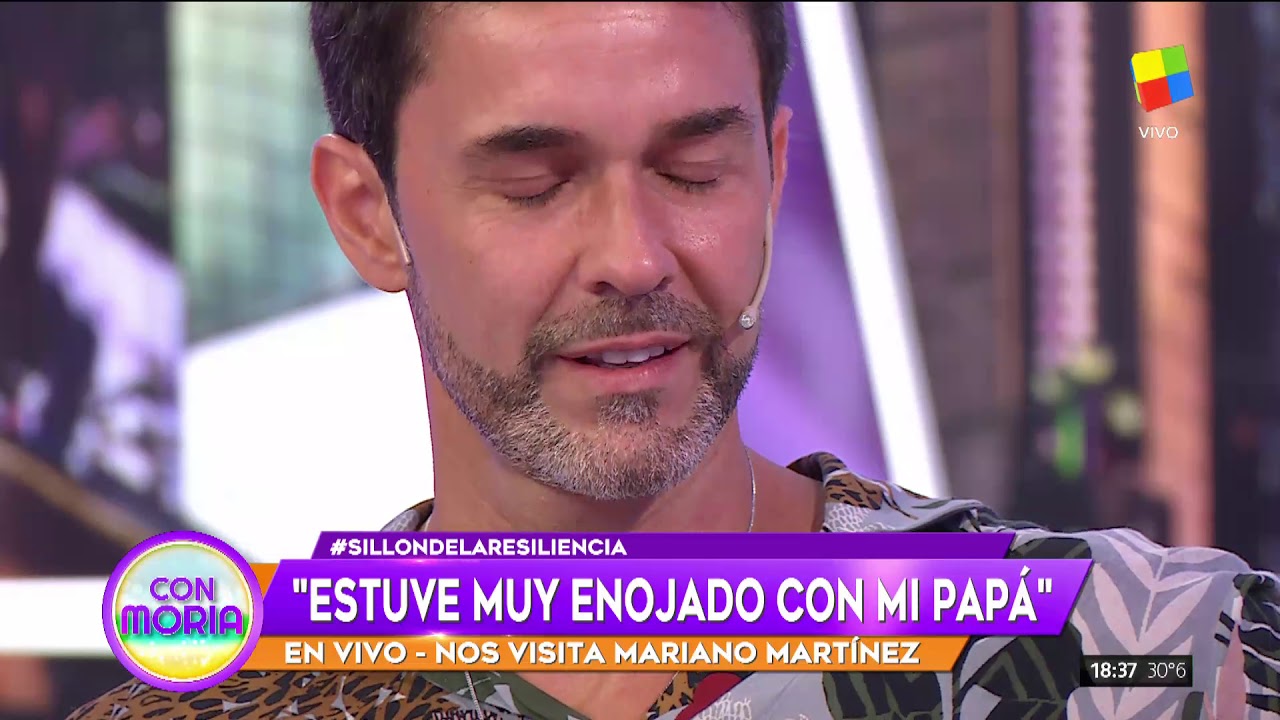 Mariano Martínez habló de la relación con su padre y no pudo evitar la emoción