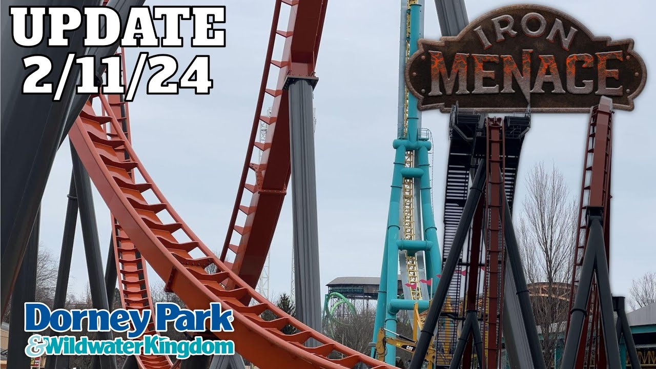 Iron Menace Construction Tour/Update 2/11/24 | Dorney Park