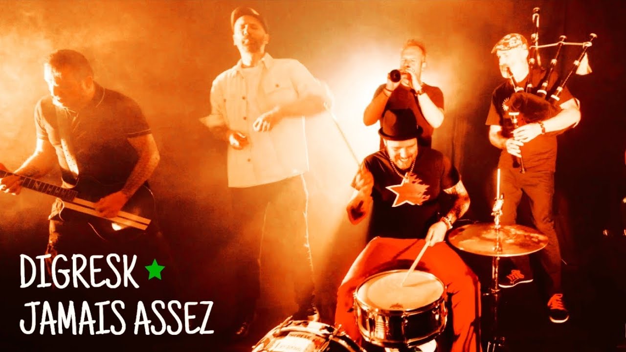 DIGRESK - JAMAIS ASSEZ - rock celtique