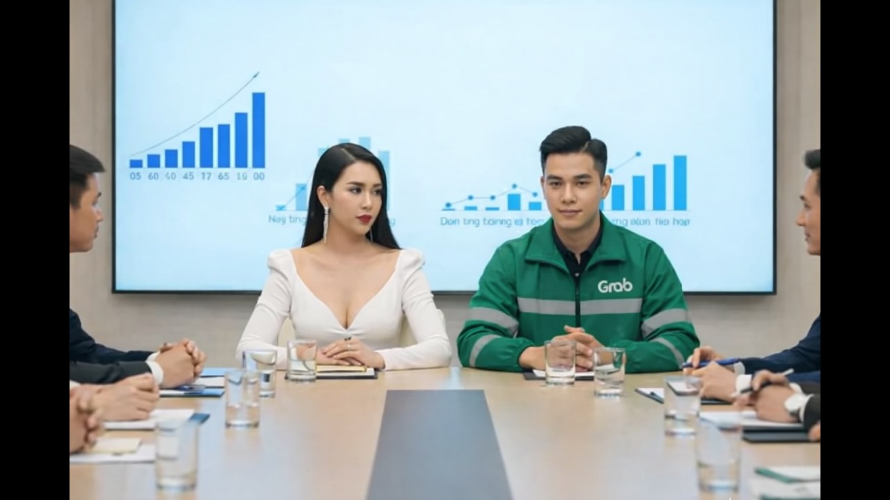 Nữ Tỷ Phú Thuê Anh Xe Ôm Làm Chồng Dự Cuộc Họp Ngàn Tỷ – Cái Kết Khiến Cả Phòng Họp Câm Lặng