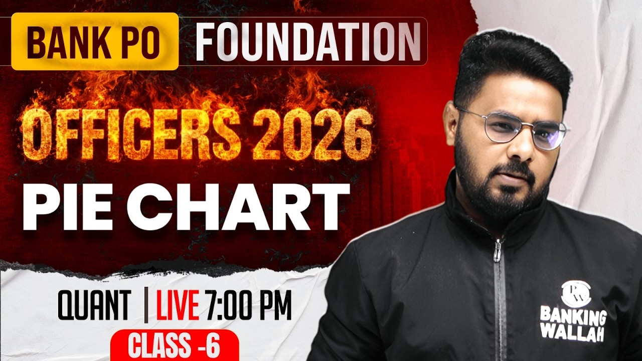 IBPS /SBI /RRB PO Quants 2026 | PIE Chart DI for Bank Exam | Quant by Sumit Sir