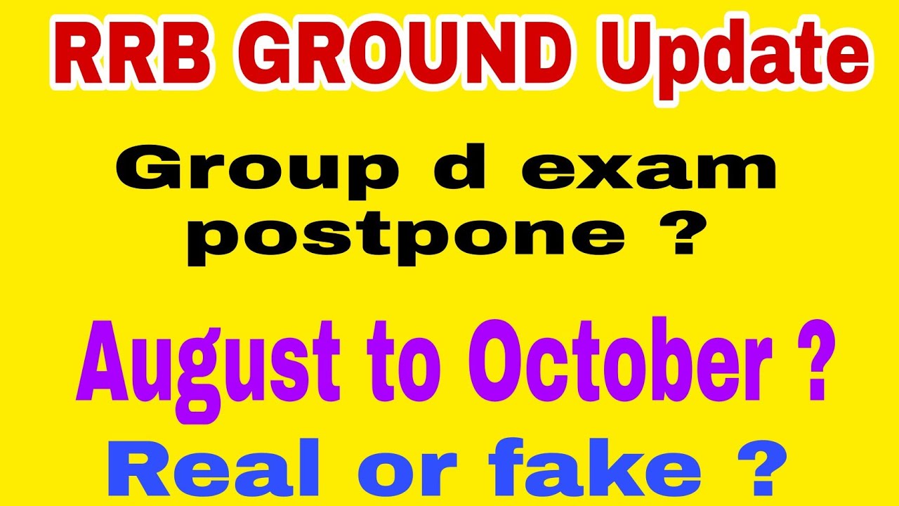 Groupd exam date postponed real or fake
