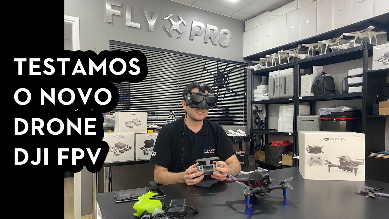Testamos o novo drone DJI FPV (Review em Português)