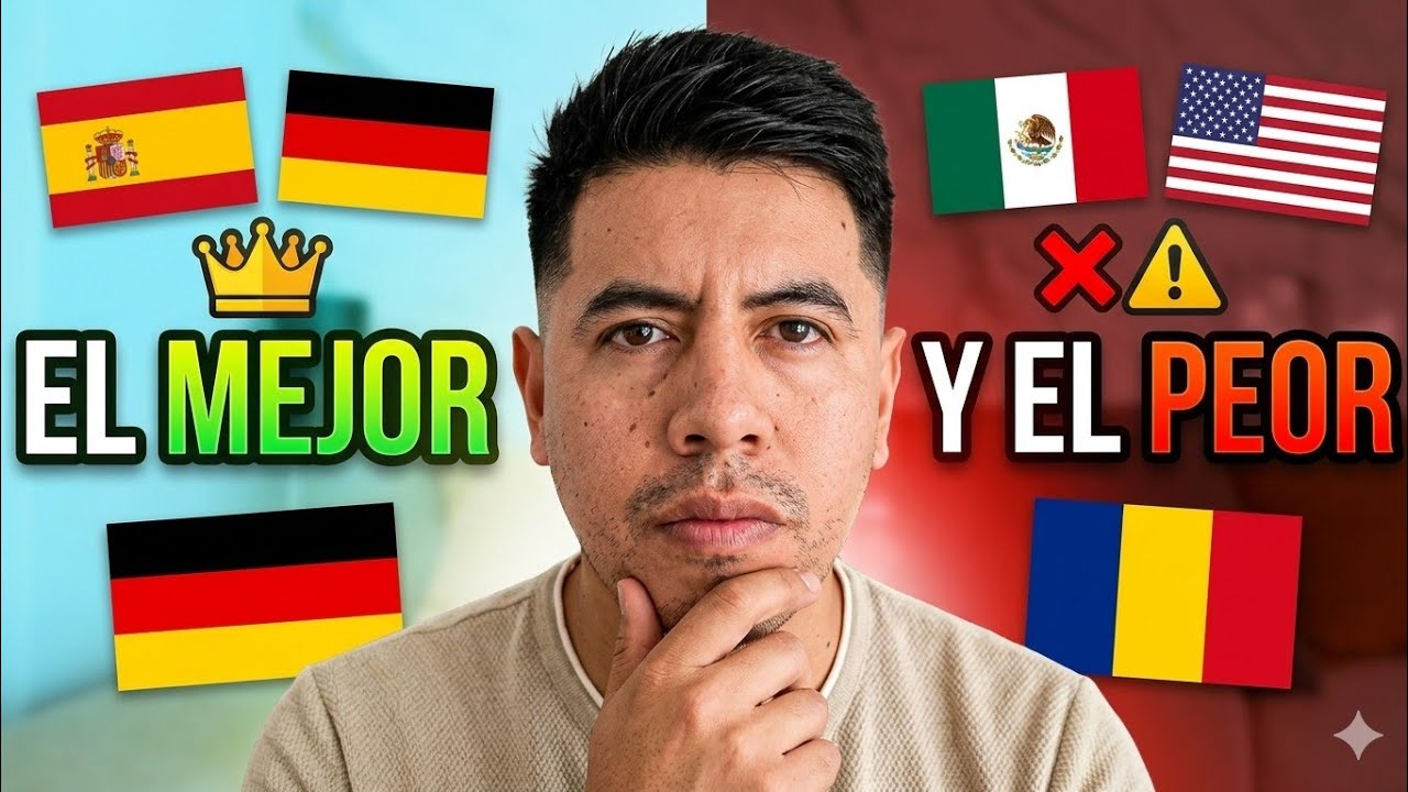 Estudié en 5 países ¿Cuál fue el mejor? 😱🌍 |¿ México, EEUU, Rumania, España o Alemania ?