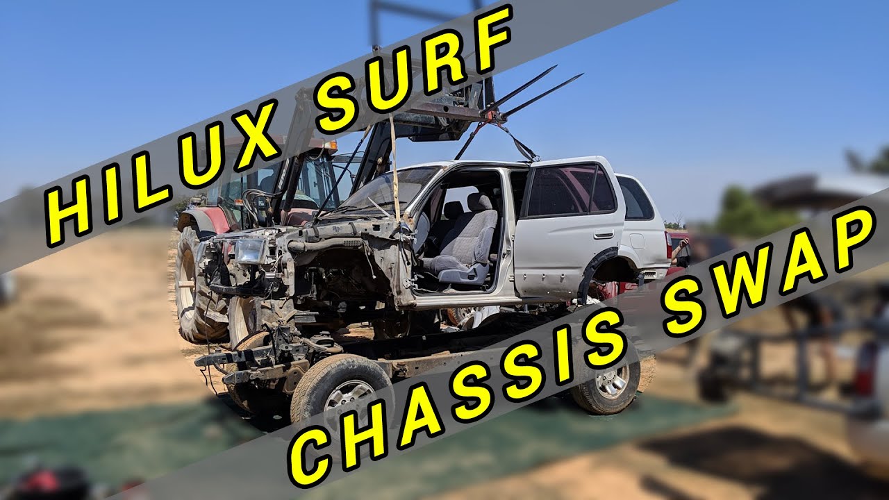 How to replace a Hilux Surf CHASSIS - Time lapse Tutorial