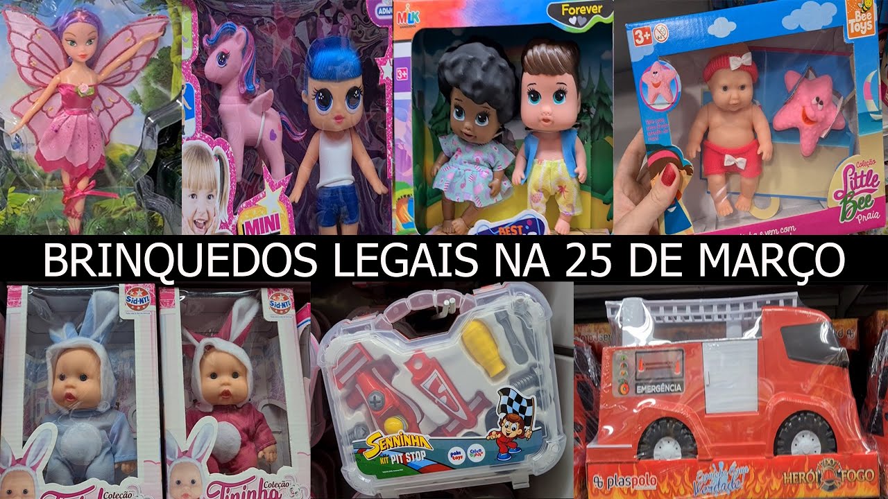 BRINQUEDOS NO ARMARINHOS FERNANDO - 25 DE MARÇO - DIA DAS CRIANÇAS