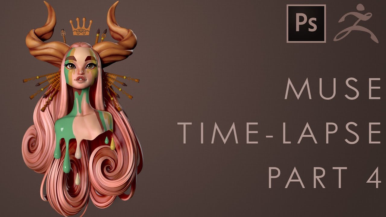 Zbrush Speed Sculpt Timelapse (Twitch Recap) - Part 4
