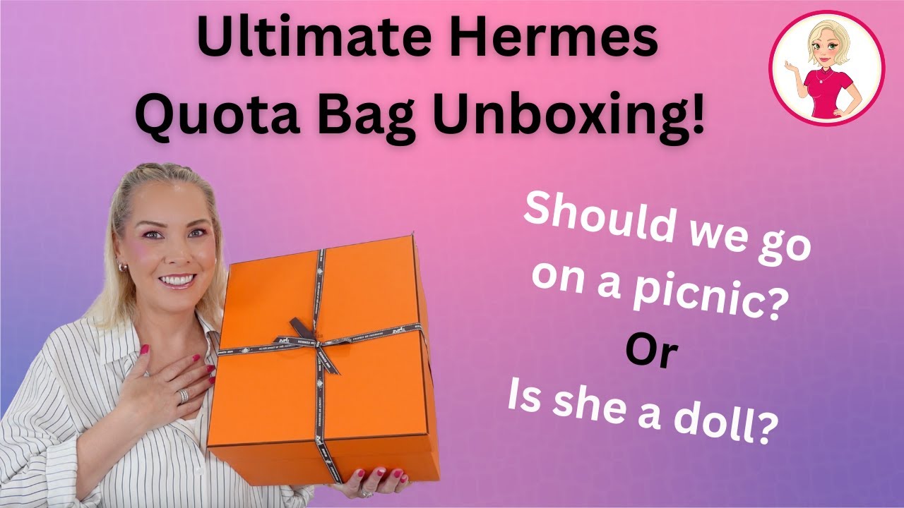 Ultimate Hermes Quota Bag Unboxing! Picnic or Doll?