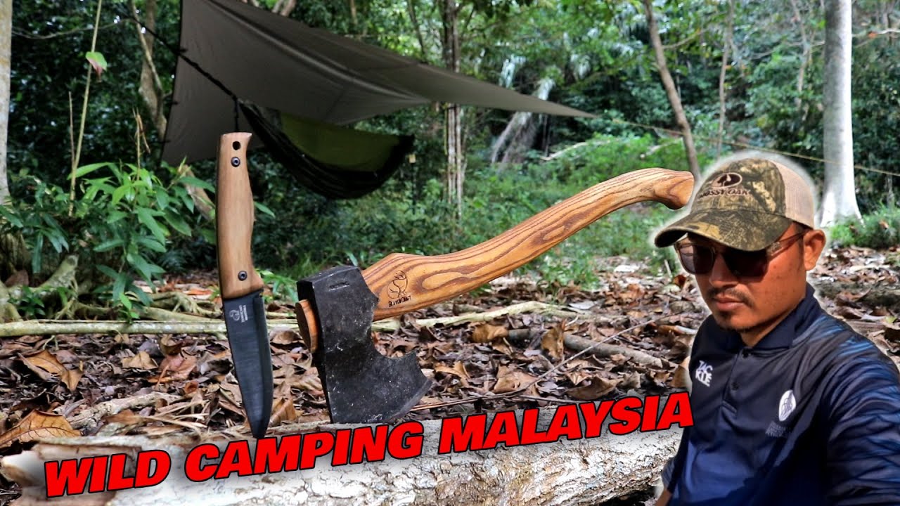 Masakan Sayur Liar Di Hutan Pantai | Wild Camping | Catch & Cook Malaysia Bushcraft Adventure